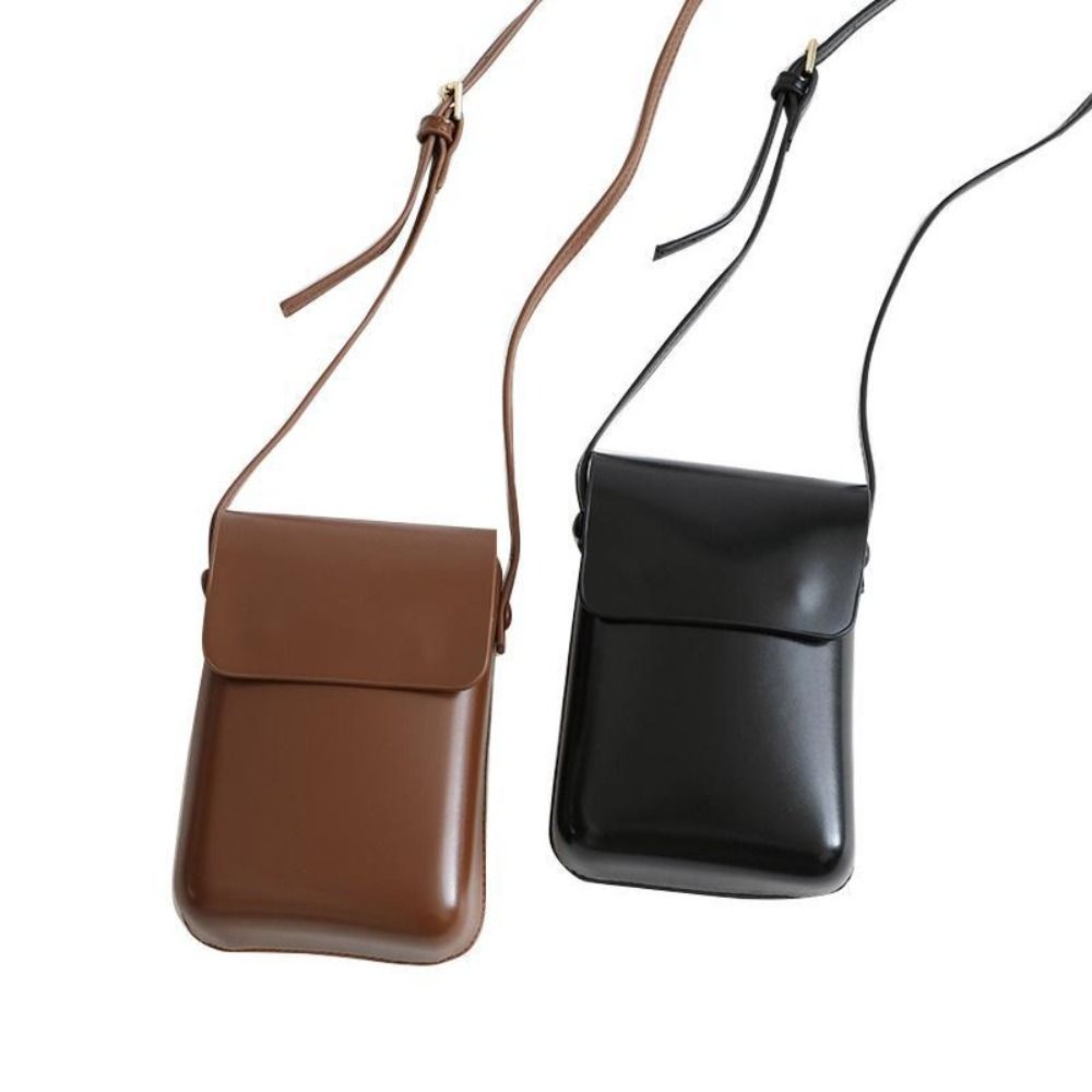 Women Bags Purses - PU Deri Kapaklı Çapraz Askılı Çantalar