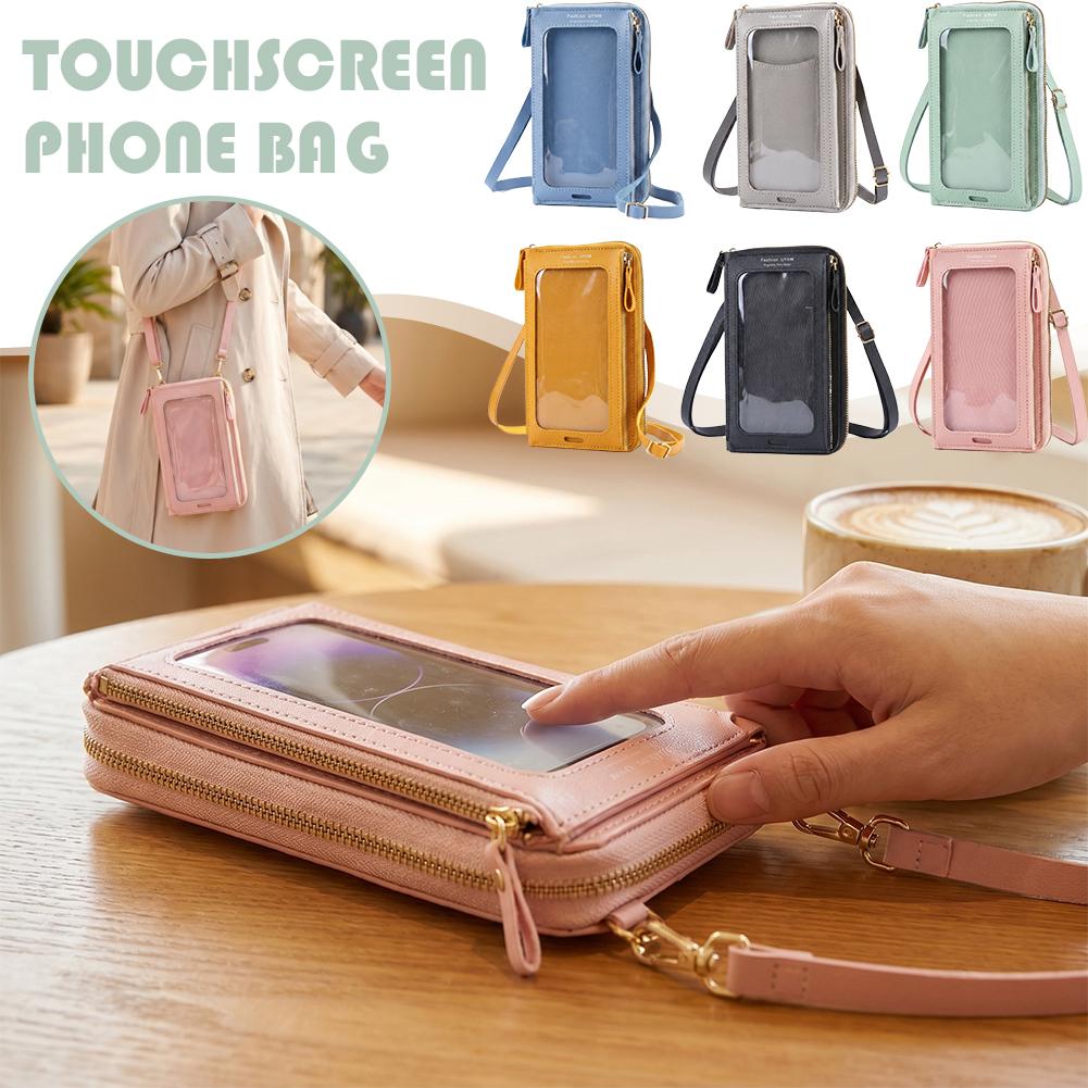 Women Bags Purses - Kadın Çantaları Yumuşak Deri Cüzdanlar Dokunmatik