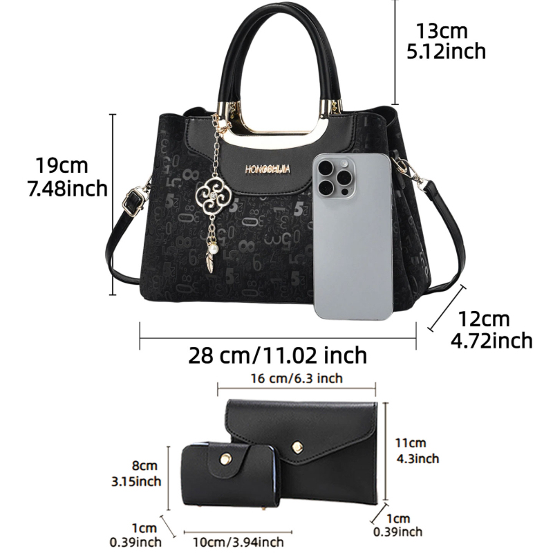 3 Parçalı Moda Kadın Çanta Set - Women'S Crossbody Bags incelemesi ve fiyatı