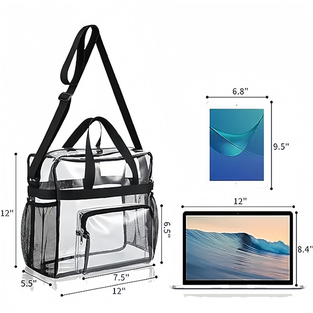 Şeffaf Tote Çanta Ağır Hizmet  - Women'S Crossbody Bags incelemesi ve fiyatı