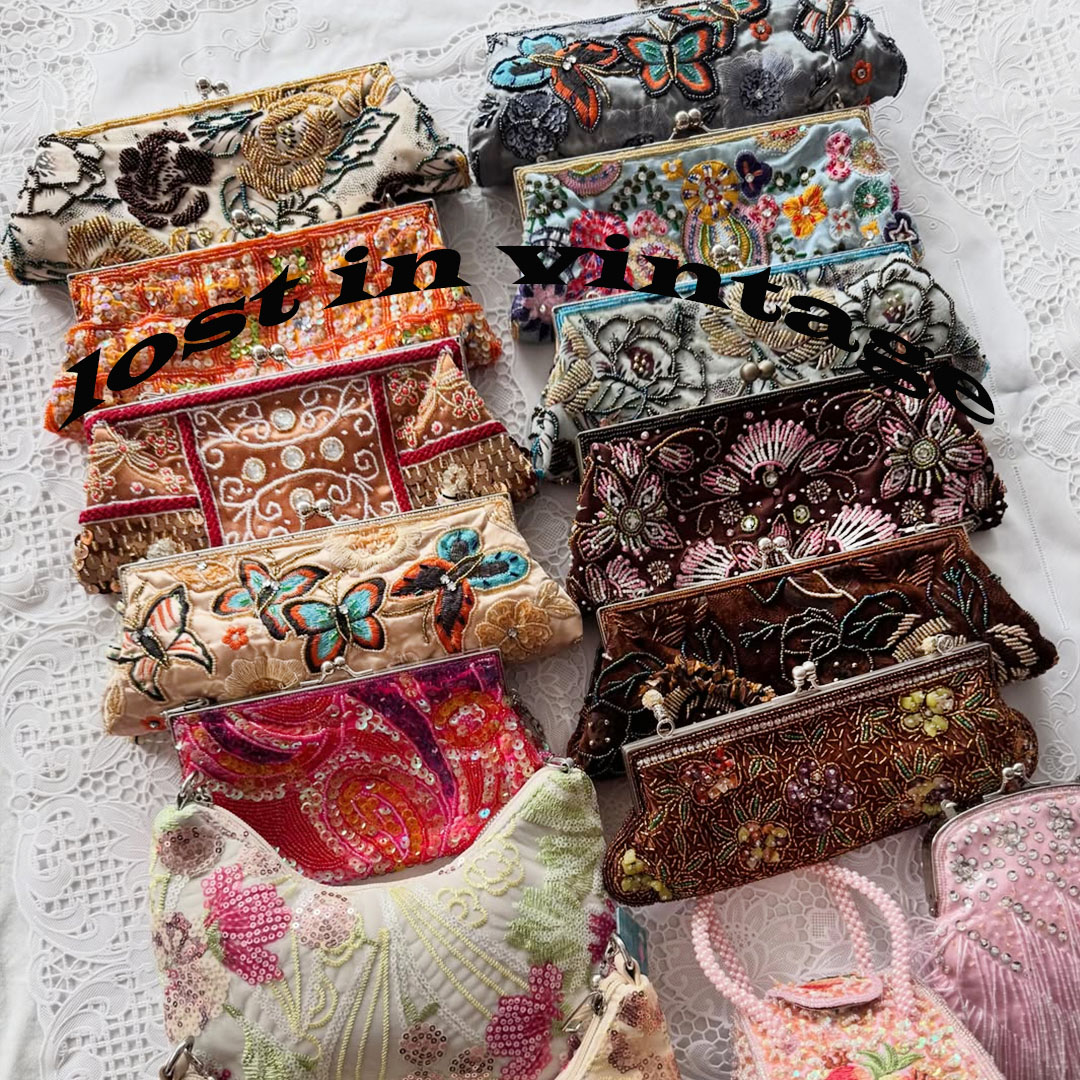 Vintage el-işlemeli Glitter bo - Women'S Vegan Bags incelemesi ve fiyatı