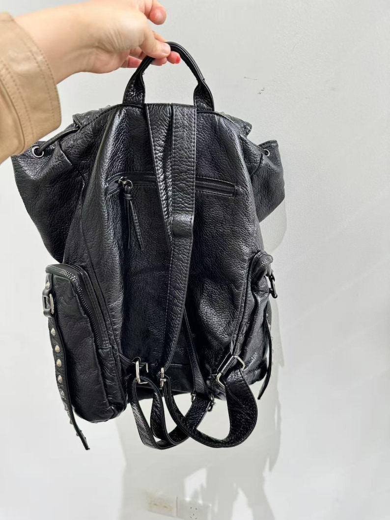 Gotik Punk PU Deri omuzdan ask - Women'S Vegan Bags incelemesi ve fiyatı