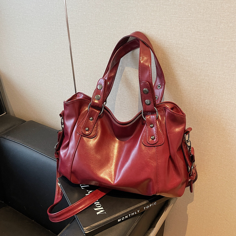 Retro Yağlı Balmumu Suni Deri  - Women'S Vegan Bags incelemesi ve fiyatı