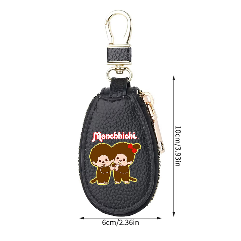 1 adet MONCHHICHI Deri Fermuar - Women Bags Purses incelemesi ve fiyatı