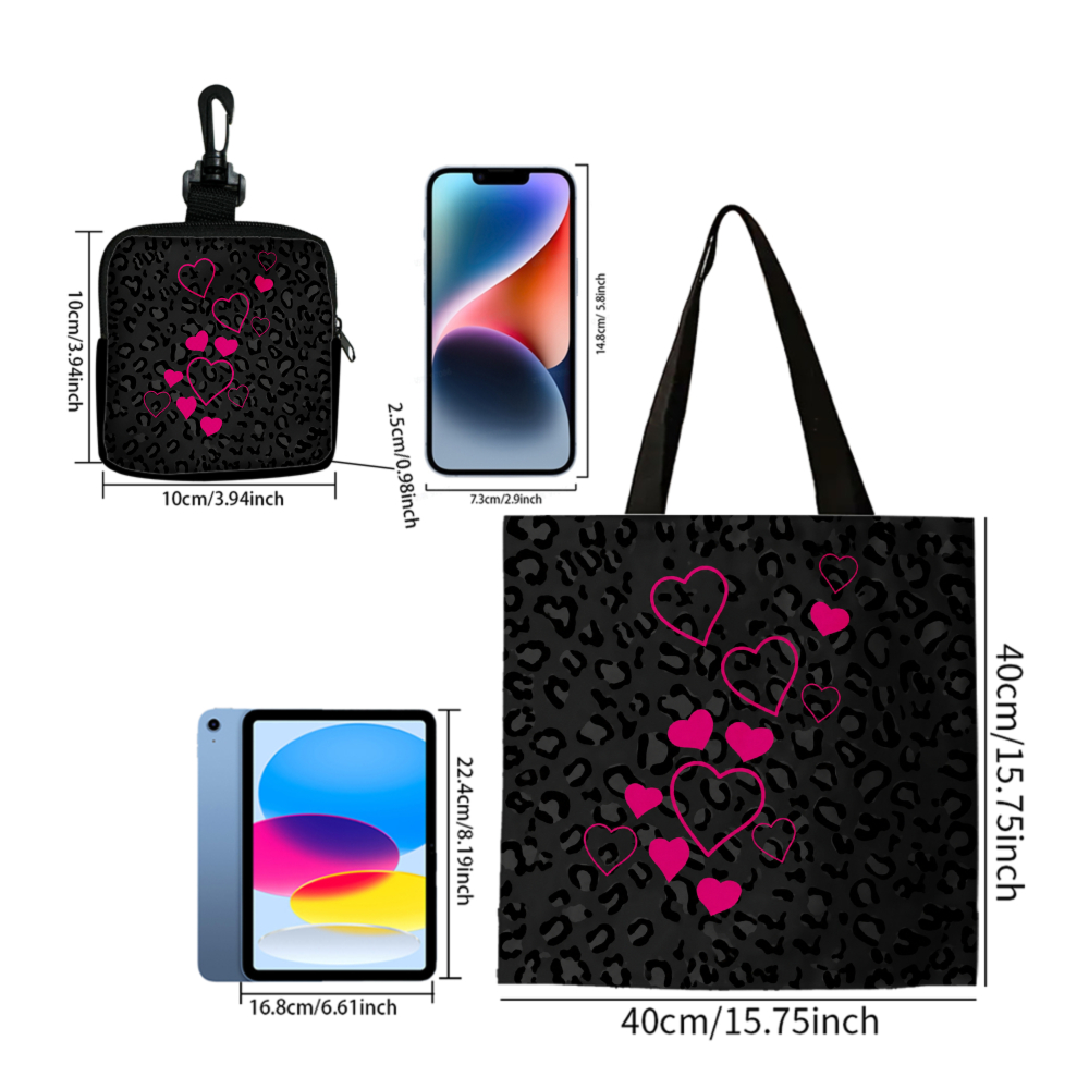 Siyah Leopar Desenli Pembe Kal - Women Bags Purses incelemesi ve fiyatı